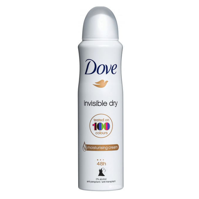 

Дезодорант аэрозольный Dove антиперспирант невидимый 150 мл