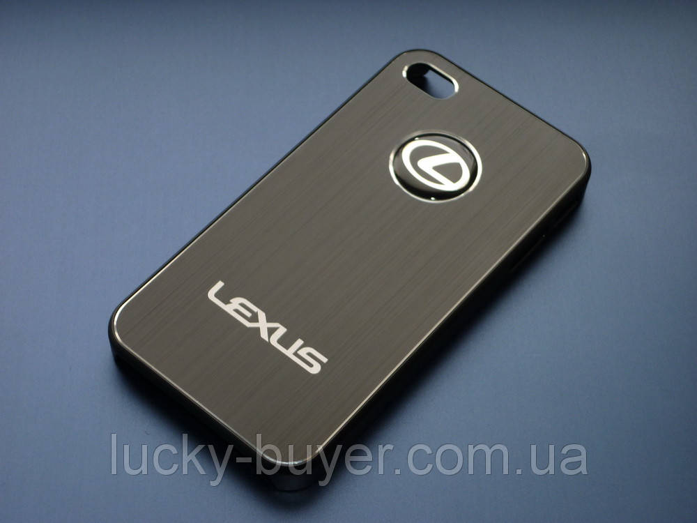 

Чехлы для iPhone 4 4S Lexus металлические