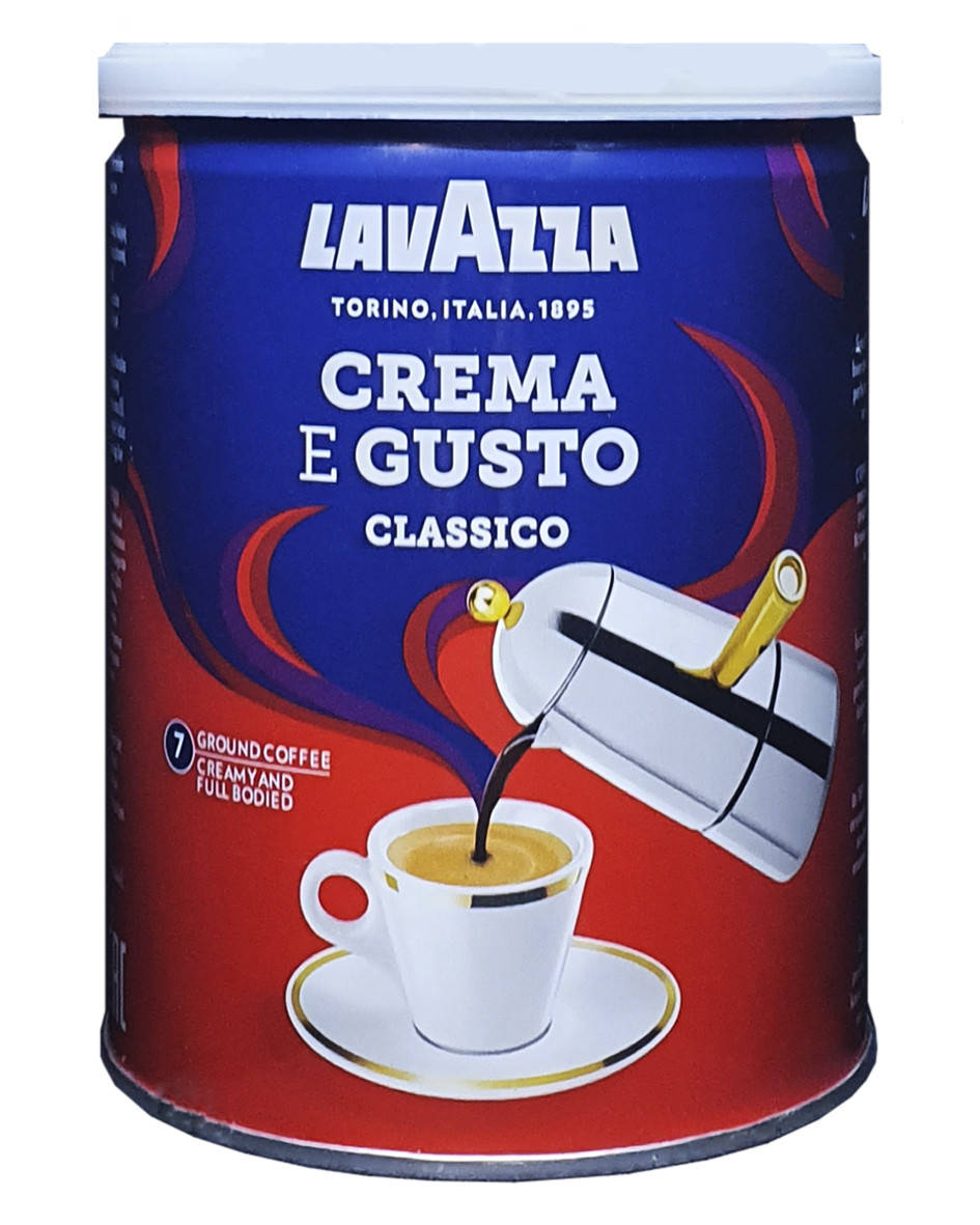 

Кофе молотый Lavazza Crema e Gusto 250 г в металлической банке (36)