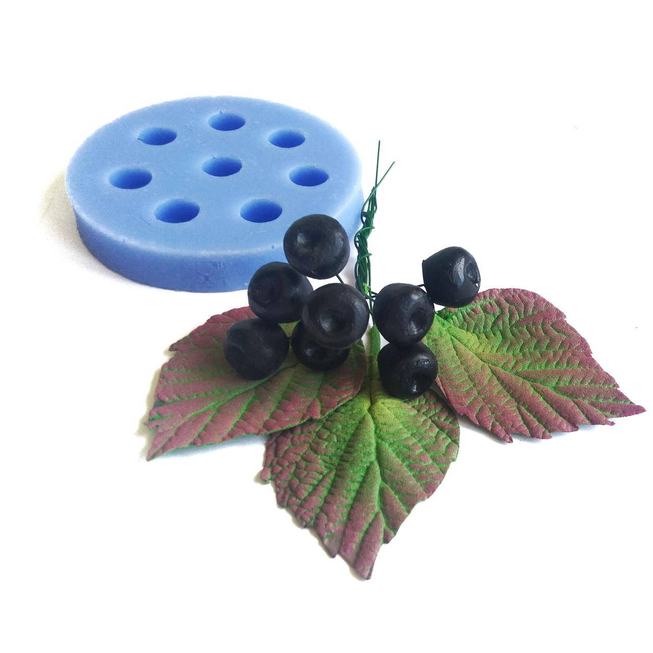 

Молд ягоды черники 1,3 см.Силиконовый