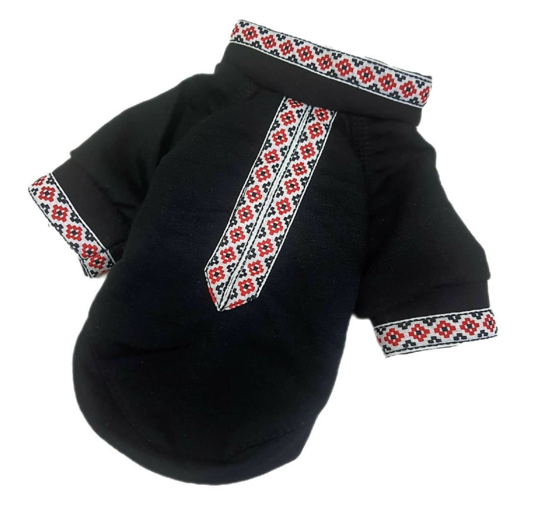

Рубашка футболка - вышиванка для собаки 25*34