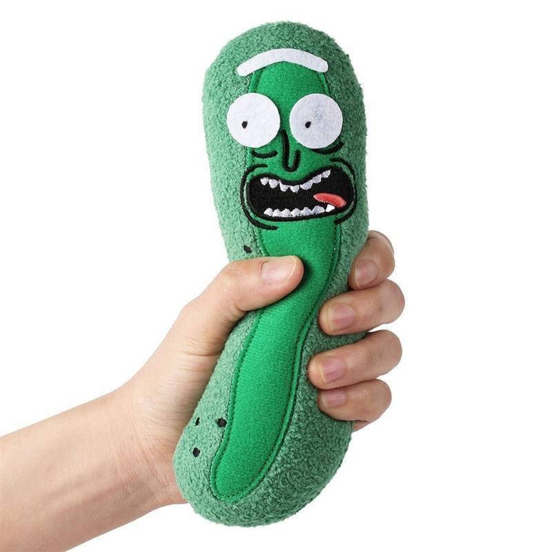 

Плюшевый огурец Рик, игрушка Рик и Морти, огурчик Рик