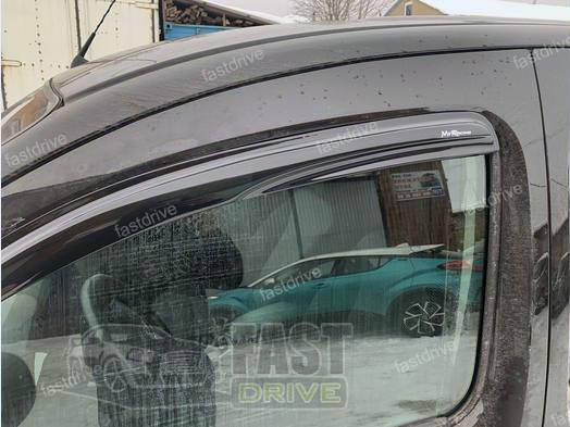 

ДЕФЛЕКТОРЫ ОКОН, ВЕТРОВИКИ RENAULT KANGOO (1997-2008) 2 ШТ.,