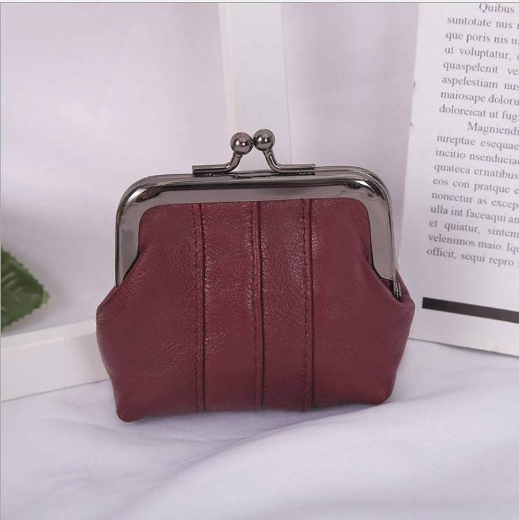 

2287 Женские кошельки натуральная кожа бордовый