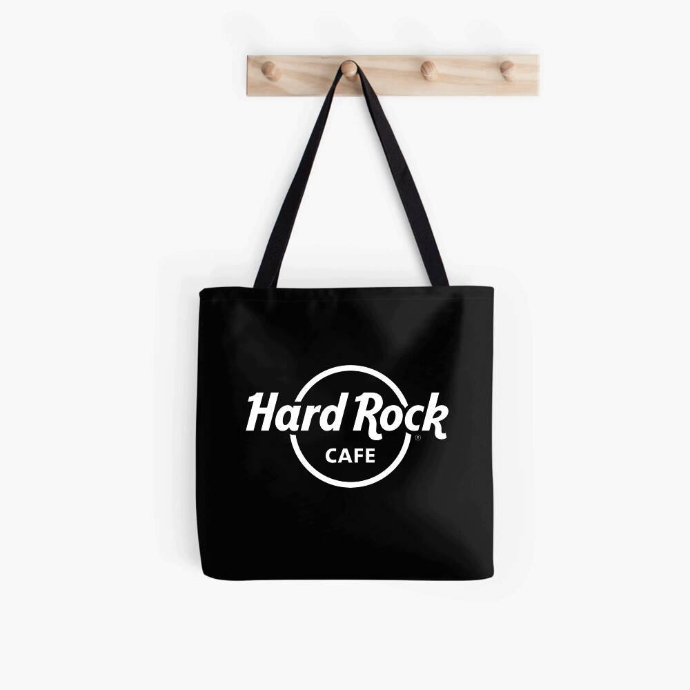 

Эко сумка шоппер Hard Rock Cafe Logo унисекс сумки Хард Рок Кафе, Черный