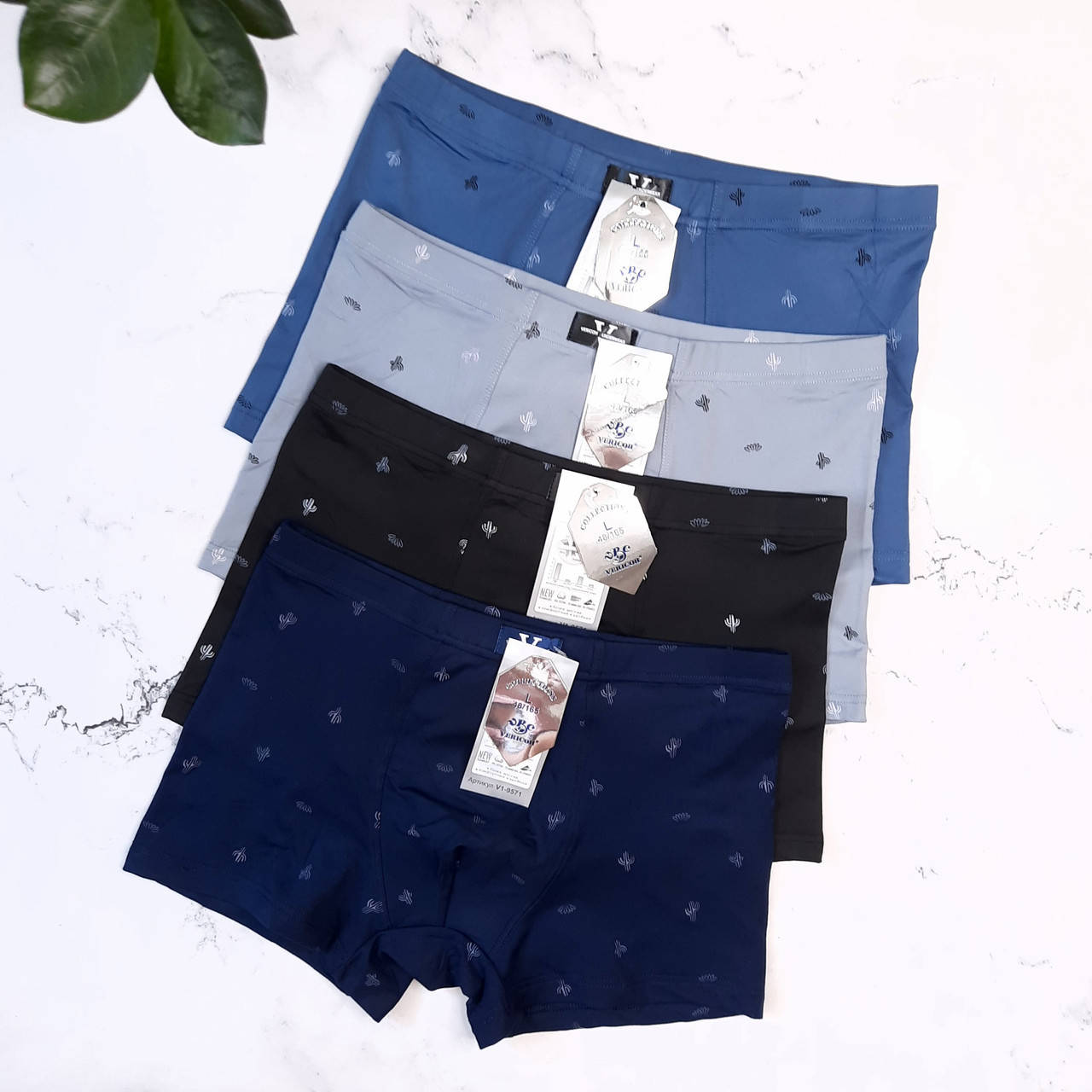 

Мужские трусы боксеры от XL до 4XL размеры шорты верикон VERICON мужское белье, Синий
