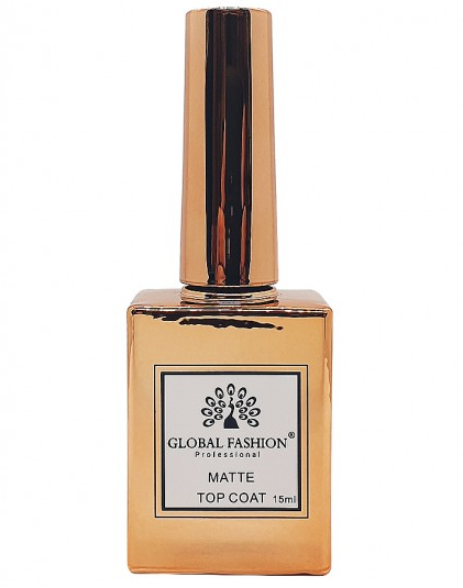 

Matte Top Coat Global Fashion-матовый топ с бархатным эффектом без липкого слоя, 15 мл
