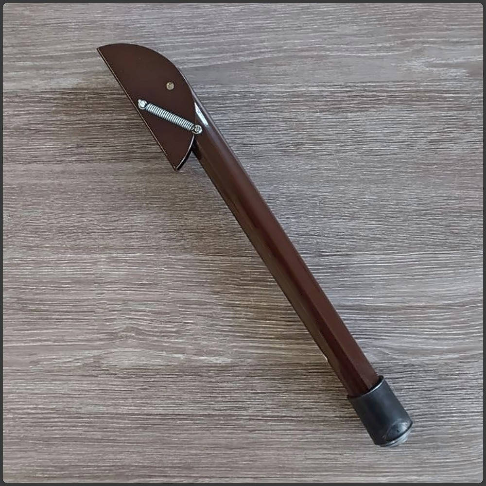

Упор откидной ножка 25*300 мм. коричневая, Коричневый