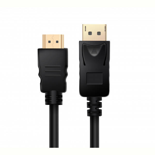 

Кабель ProLogix (PR-DP-HDMI-P-02-30-1m) DisplayPort-HDMI V1.2, 1м, Черный