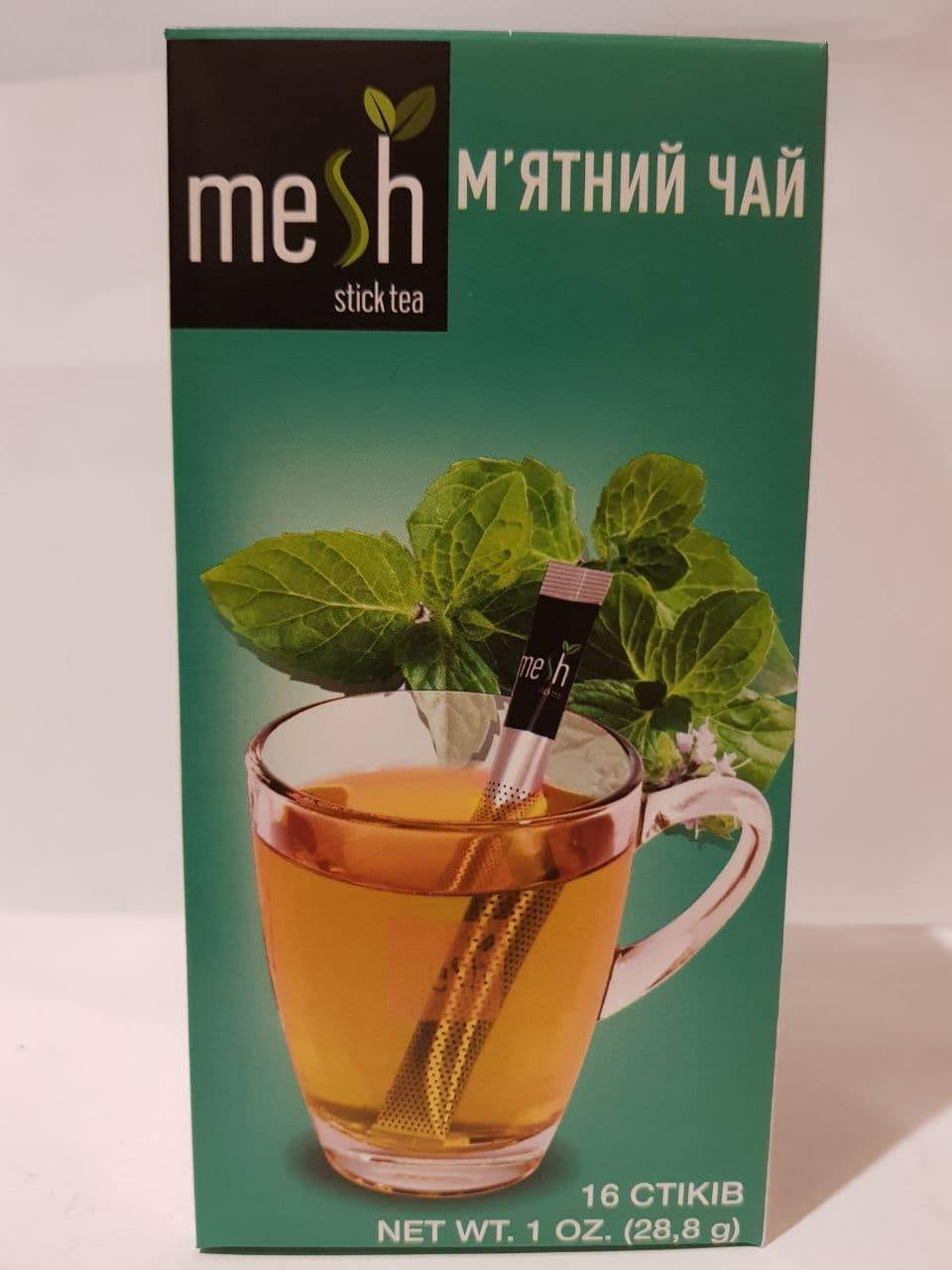 

Чай травяной с мятой Mesh stics Мэш в стиках 16 шт по 1.8 г