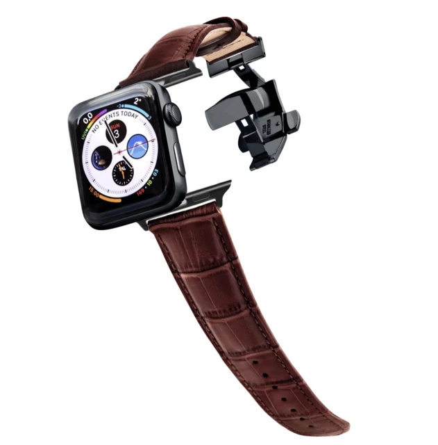 

Сменный кожаный ремешок для APPLE WATCH 38/40/42/44 ММ 1/2/3/4/5/6 series Коричневый