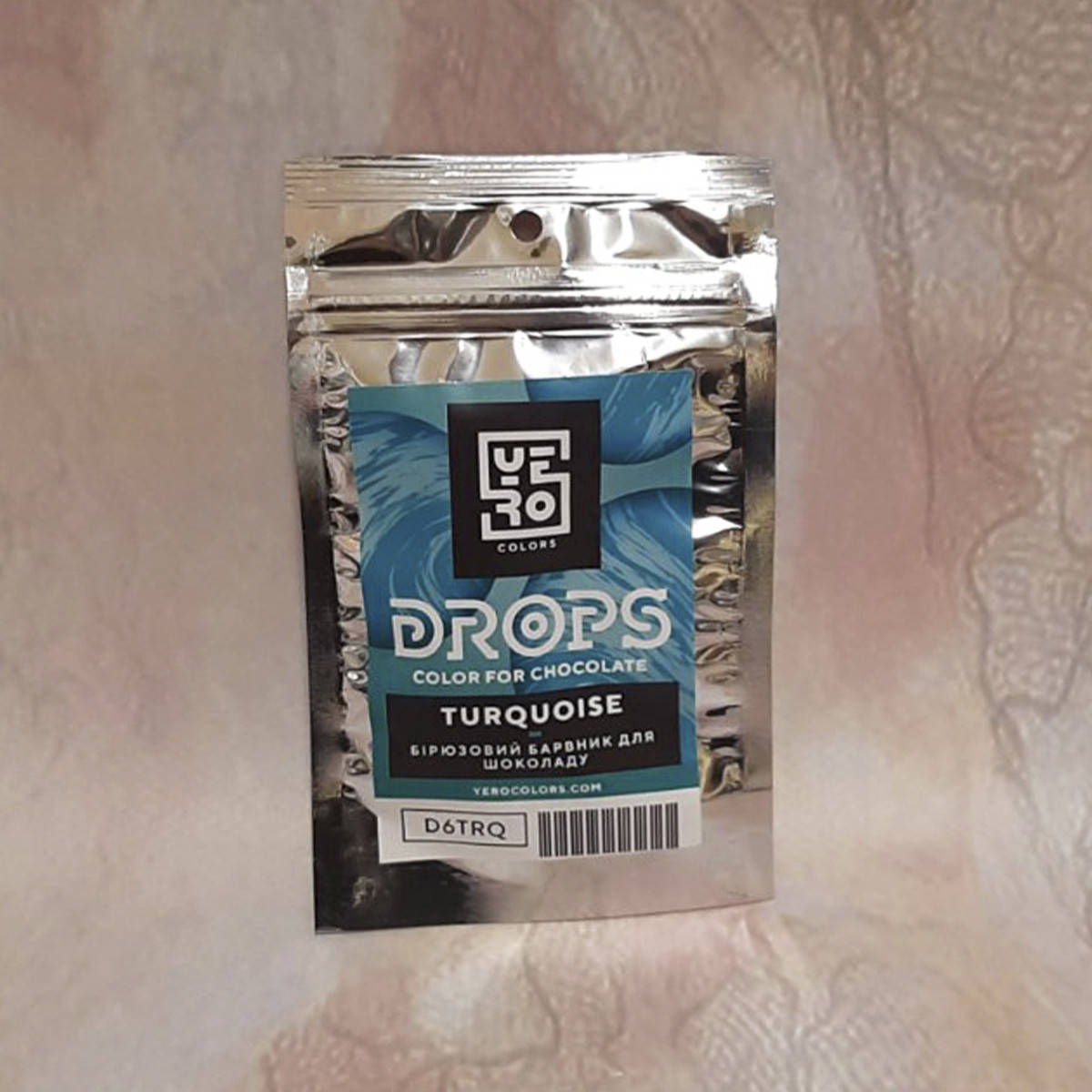 

Жирорастворимый краситель в дропсах Бирюзовый ,6г