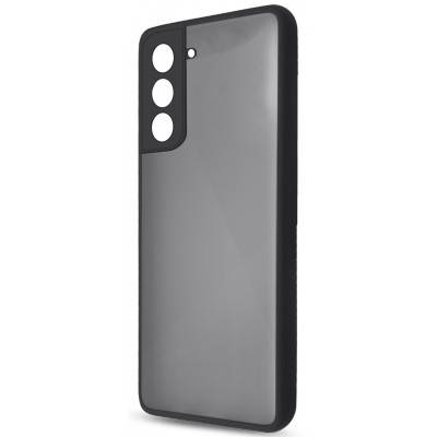 

Чехол для моб. телефона MakeFuture Samsung S21 FE Frame (Matte PC+TPU) Black (MCMF-SS21FEBK), Черный
