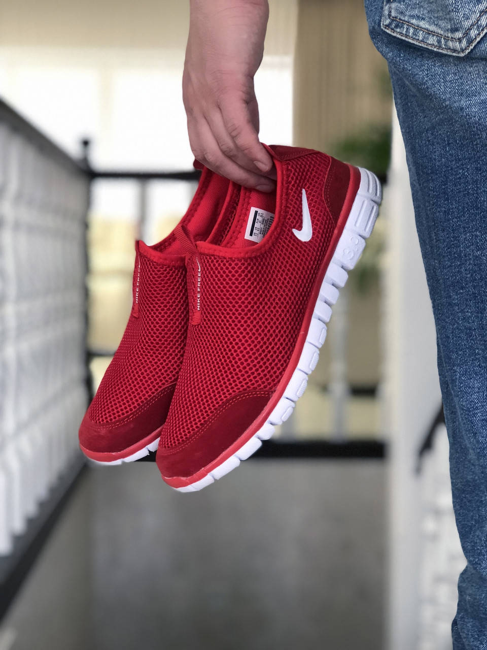 

Кросівки Чоловічі 10547 Nike Free Run 3.0 V3 червоні+ Безкоштовна доставка 45, Красный