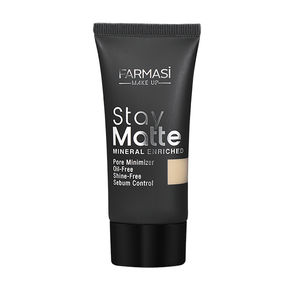 

Матирующий тональный крем Stay Matte 01 Светлый Make Up Farmasi