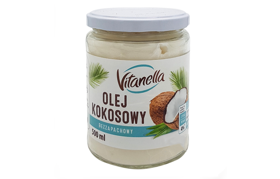 

Масло кокосовое Vitanella olej kokosowy 500 мл (Польша)