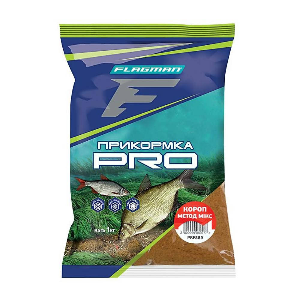 

Прикормка Flagman 1кг Карп Метод микс (PRF889)
