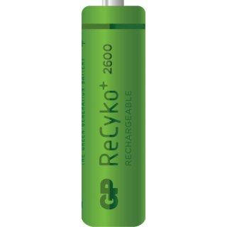 

Аккумулятор бытовой GP Recyko+2700, GP270AAHC, AA, 2600mAh, 7.8A, Ni-MH (LSD80-1)