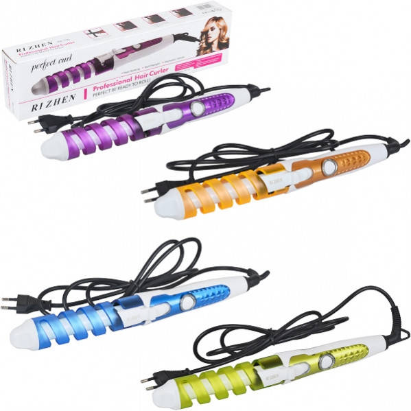 

Плойка Спиральная RIZHEN 30×3,5 см, D19 мм