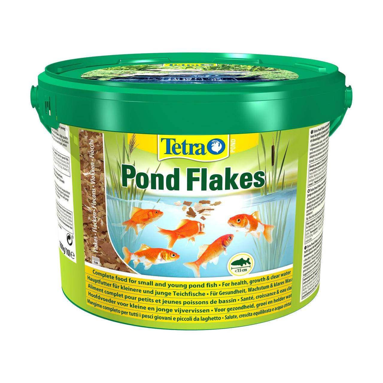 

Корм Tetra Pond Flakes 10л смесь хлопьев для мелких рыб