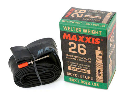 

Камера велосипедная MAXXIS Welter Weight 26x1.90/2.125 (Presta)
