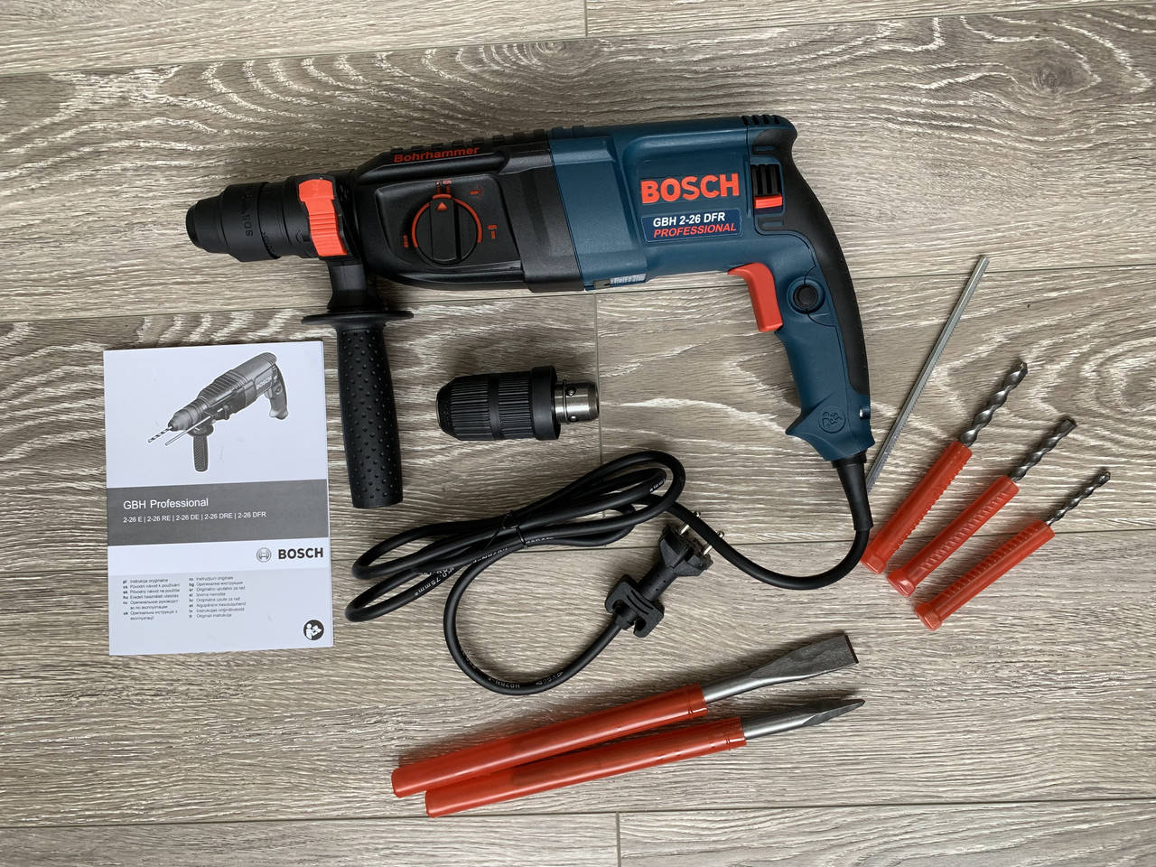 

Перфоратор Bosch GBH 2-26 DFR : Заводская сборка | Гарантия 1 год