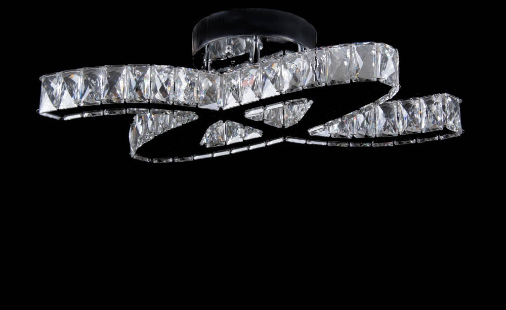 

Светодиодная хрустальная люстра L78306/12 (CR+SHANBIN) LED, Белый