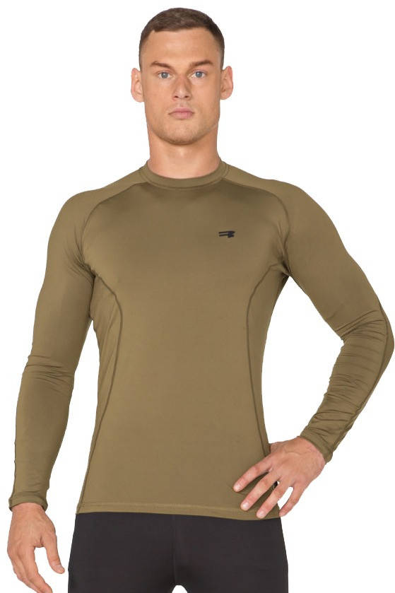 

Лонгслив (Рашгард) мужской спортивный Rough Radical Army LS, оливковый M, Зелёный