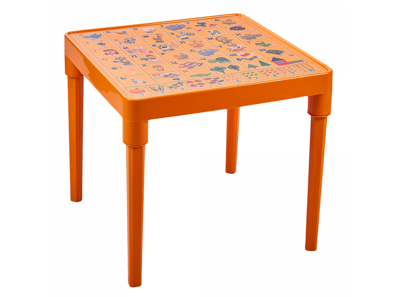 

Стол детский "Азбука украинская" (светло-оранж.)