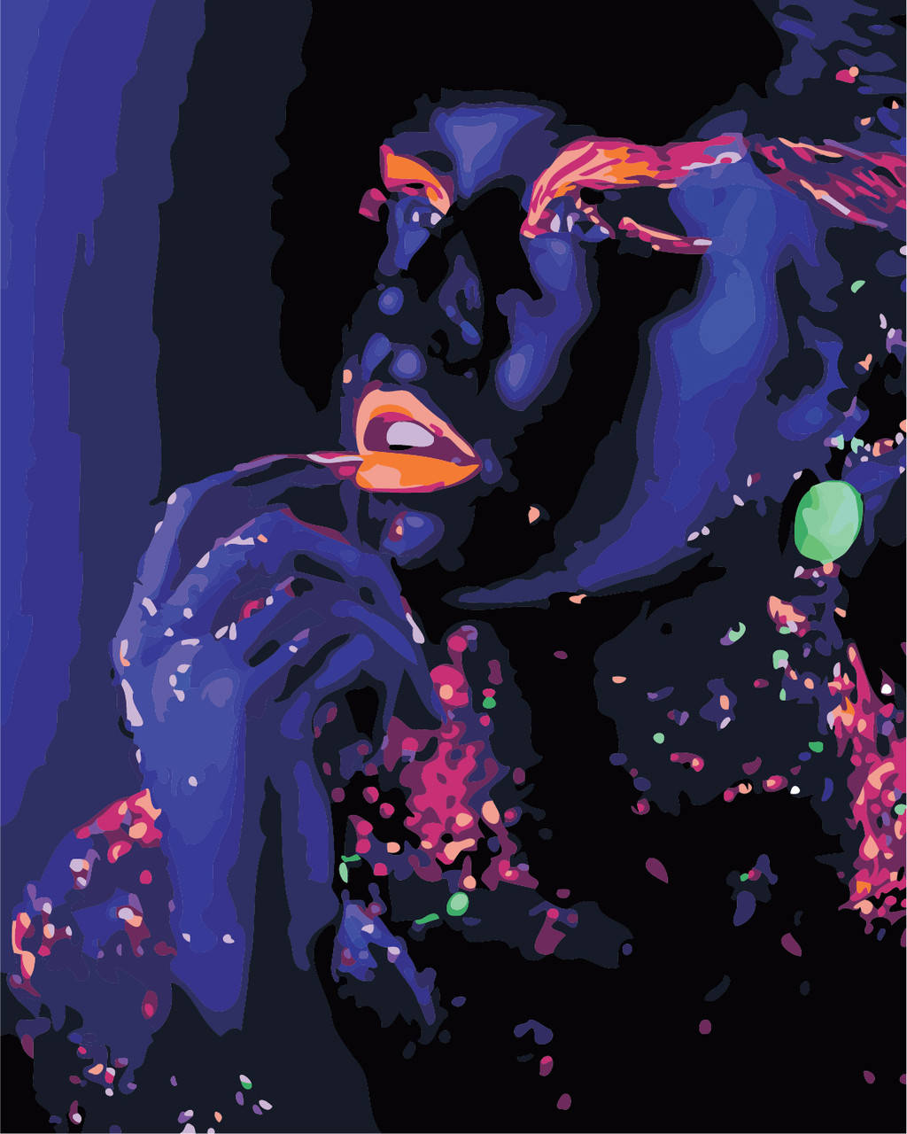 

Художественный творческий набор, картина по номерам Космическая девушка, 40x50 см, «Art Story» (AS0892)