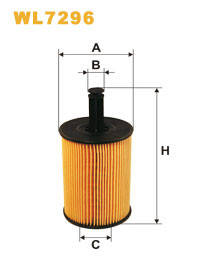 

WIX WL7296 Фильтр масляный VW