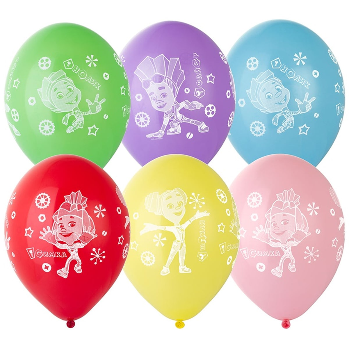 

Латексный шарик BELBAL 12"(30 см) Фиксики, Персиковый