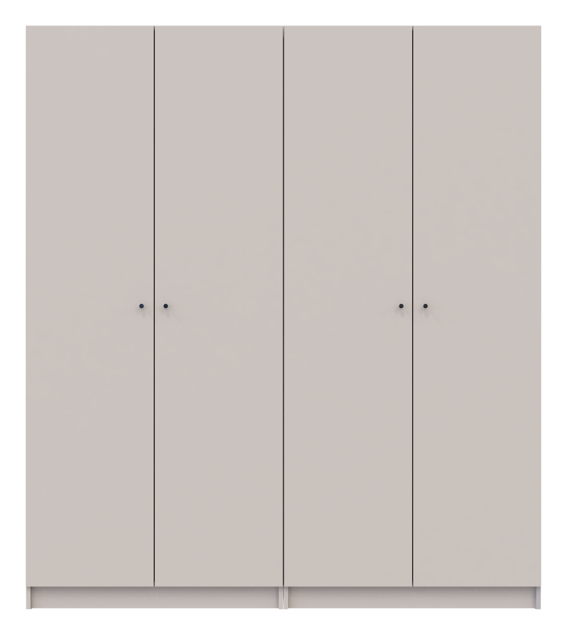 Комплект Doros Промо з полицями Кашемір 2+2 ДСП 180х48х204 (44900290) 2