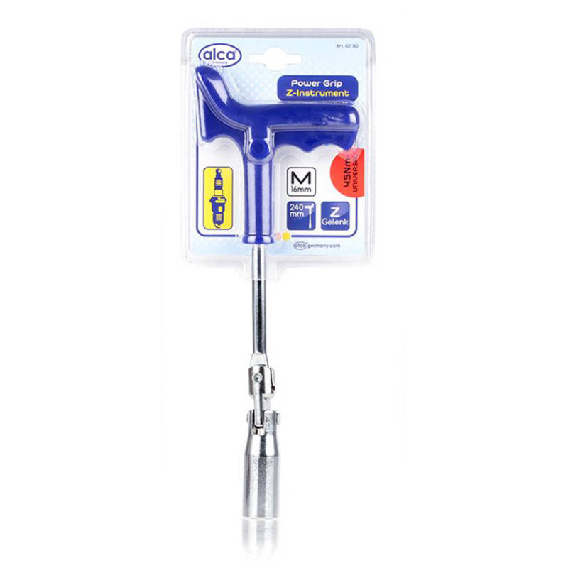 

Ключ для свечей зажигания 16 мм с силовой ручкой "Power Grip Z-Instrument" Alca 421160