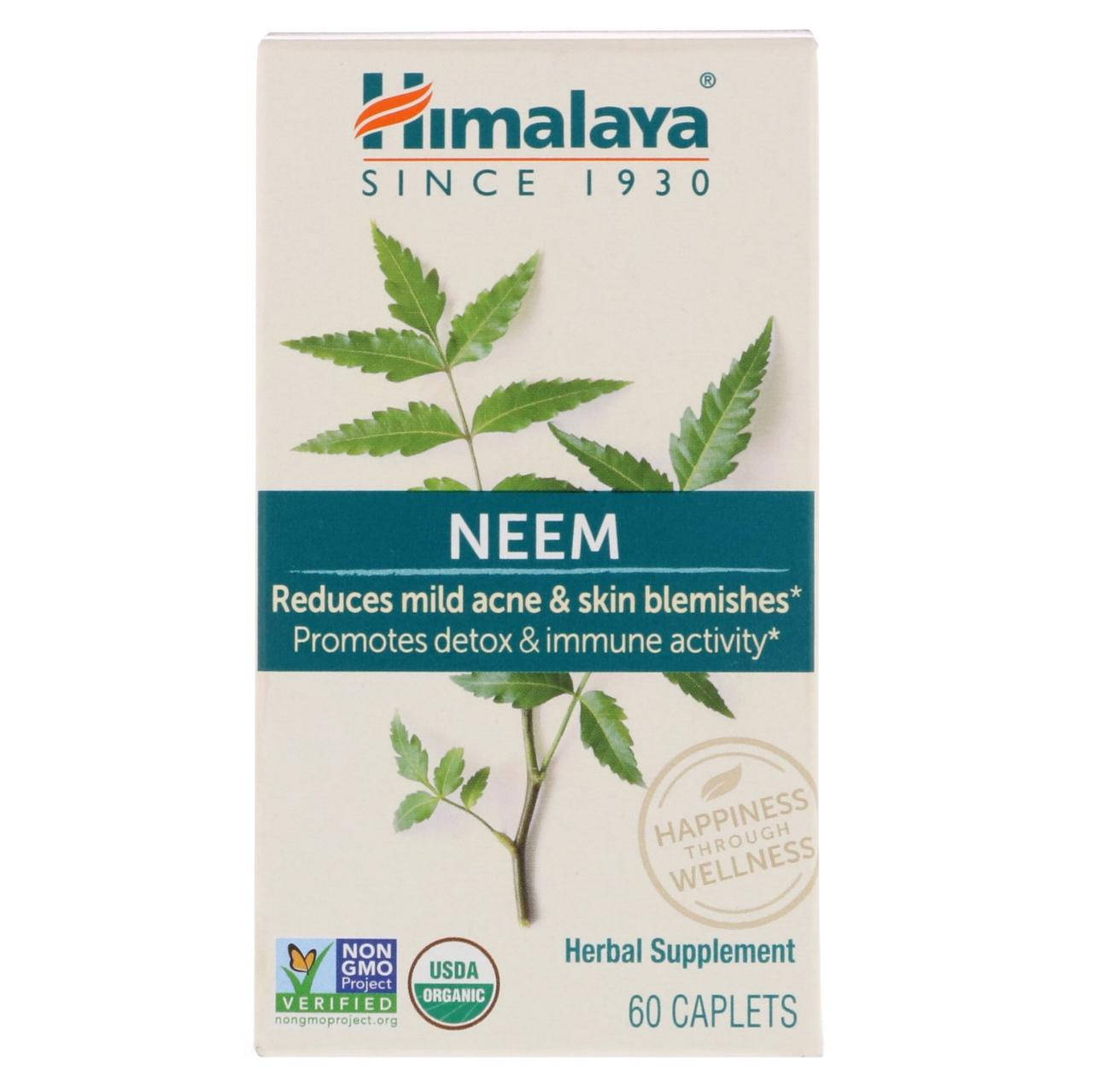 

Ним, Neem, Himalaya Herbal Healthcare, 60 каплет.