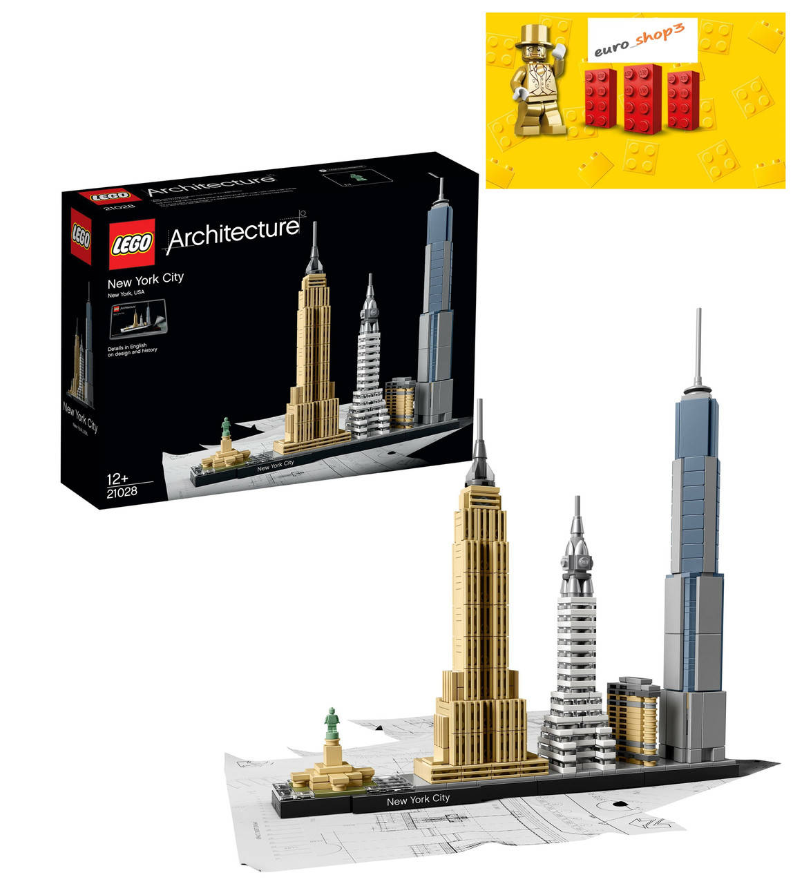 

LEGO Architecture Нью-Йорк 21028, Разные цвета