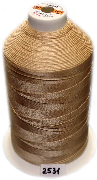 

Нить №60 (1000 м.) «Титан» колір 2531 бежевий, Бежевый