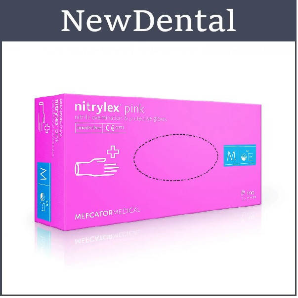 

Перчатки нитриловые Нитрилекс РОЗОВЫЕ, nitrylex Pink 50пар/100шт, S, Розовый