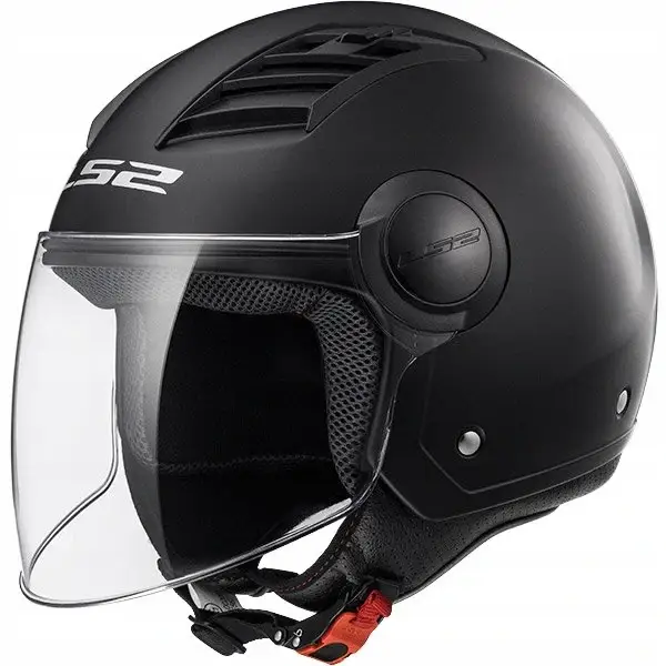 

Открытый шлем Jet LS2 of562 Solid Mats Black, Черный
