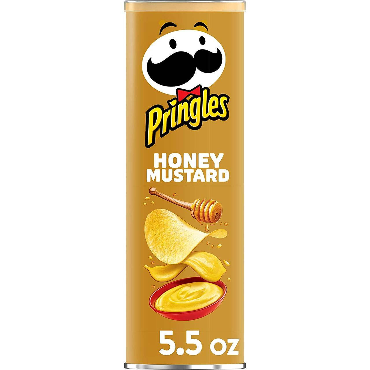 

Чипсы Pringles Honey Mustard (Мед) 158g (Примятая упаковка)