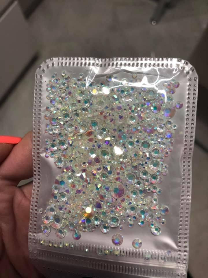 

Стразы хамелеон с прозрачным дном