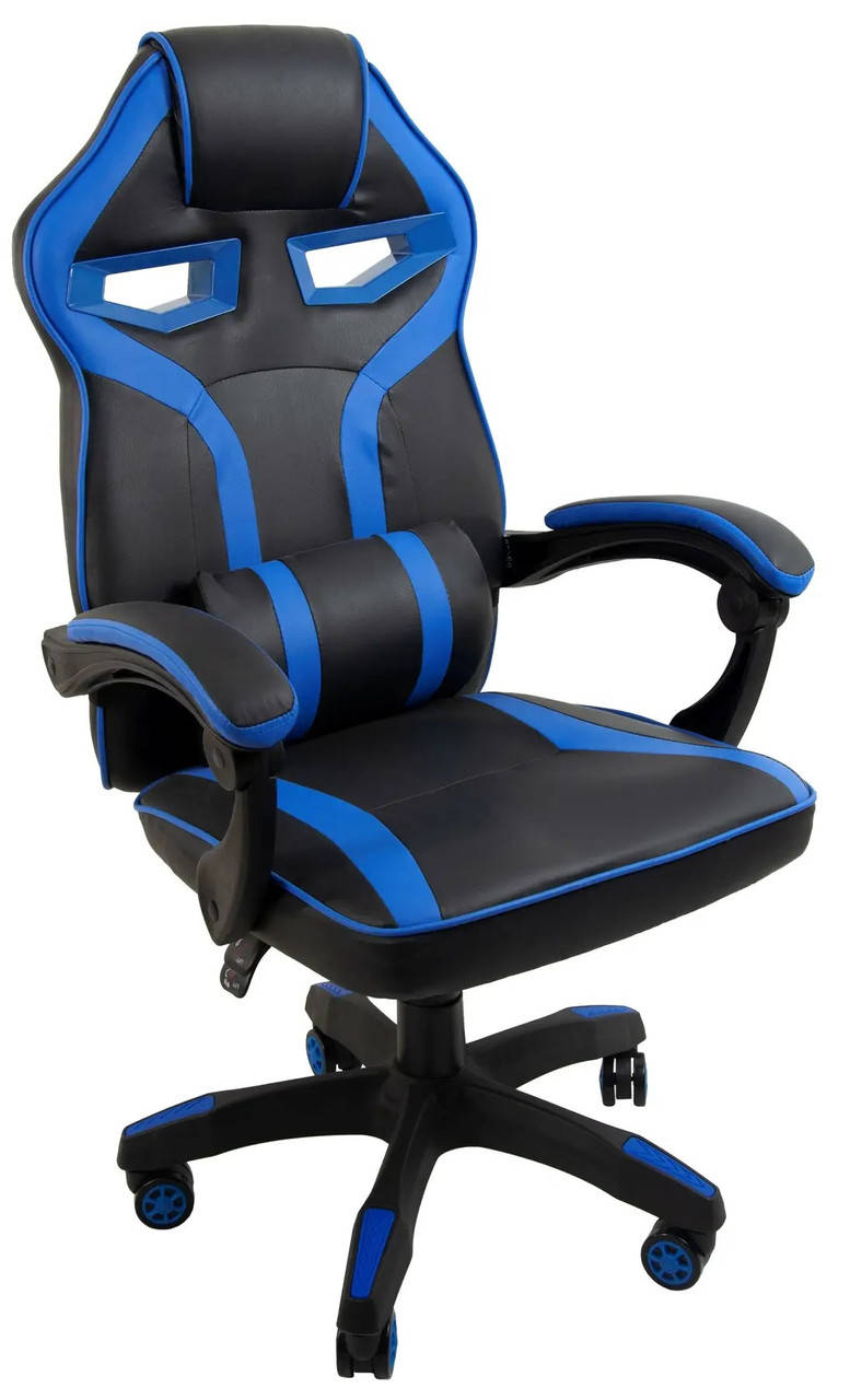 

Игровое геймерское кресло Bonro B-827. Цвет синий