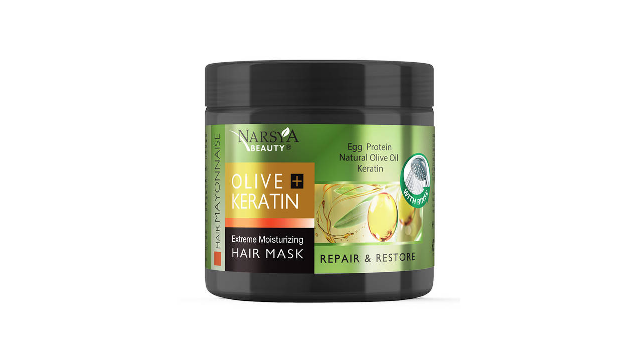 

Маска для волос с оливой и кератином 5 в 1 Olive&Keratin от Arsy Cosmetics 350 мл