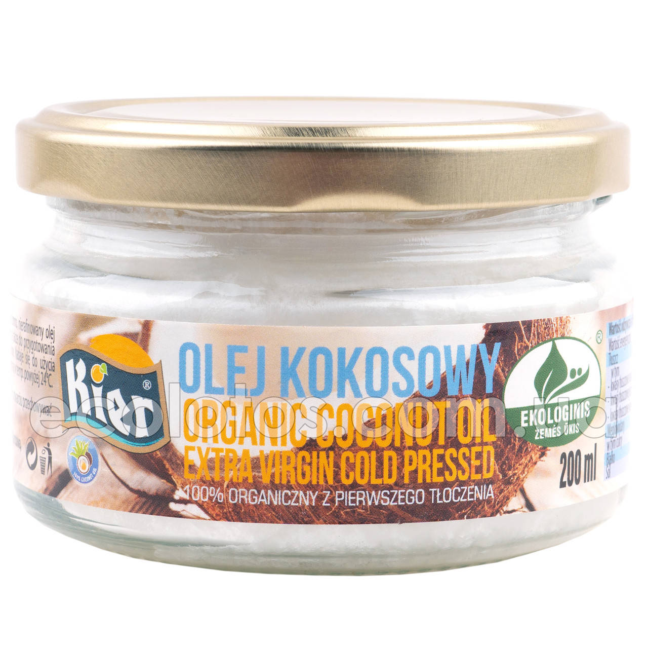 

Кокосовое масло холодного отжима "Kier" 200 мл, Шри-Ланка