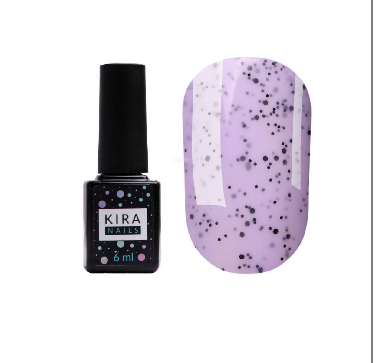 

Гель-лак Kira Nails (Кира Наилс) Чиа Пудинг 6 ml, №007 Черника