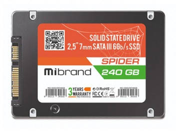 

Sata 2.5" Mibrand Spider 240Gb Bulk (MI2.5SSD/SP240GB)