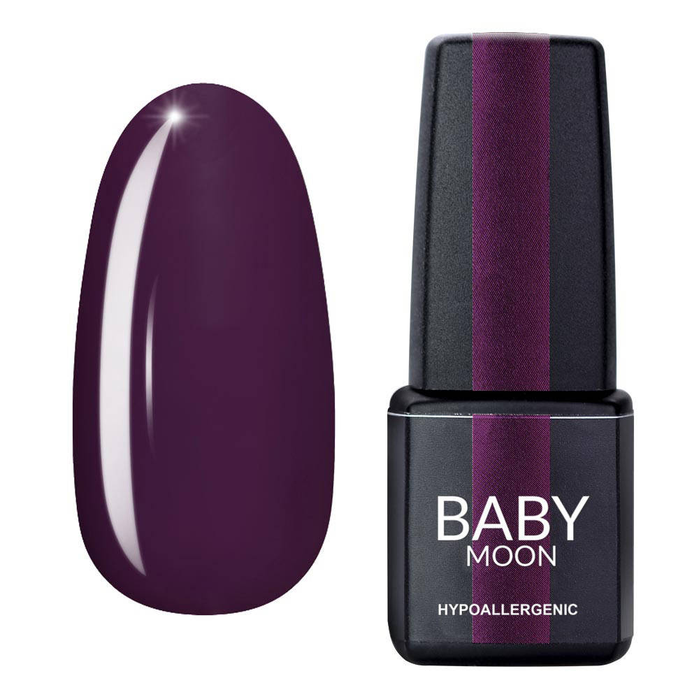 

Гель лак Burgundy Baby Moon №06 классический баклажановый, 6 мл