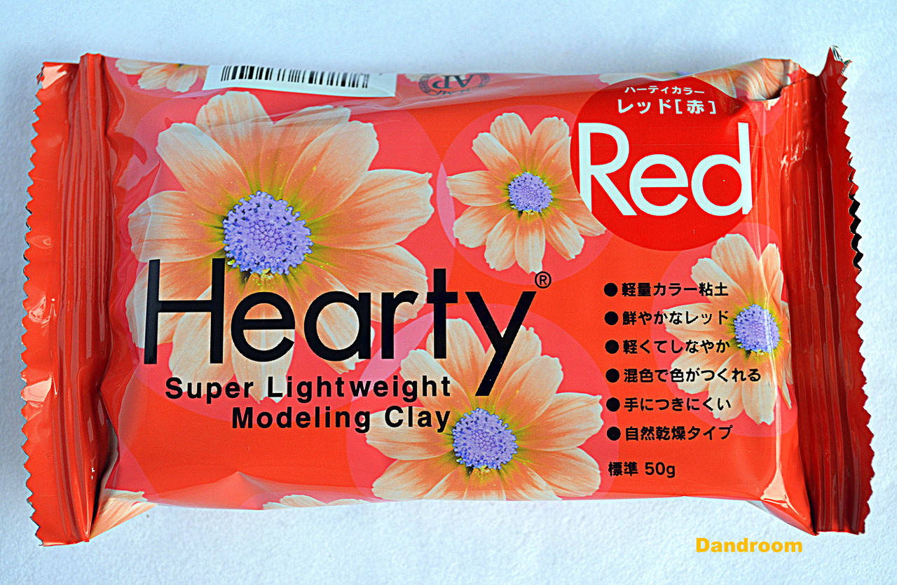 

Пластика самозатвердевающая Hearty, Красная, 50 г, Padico, Красный