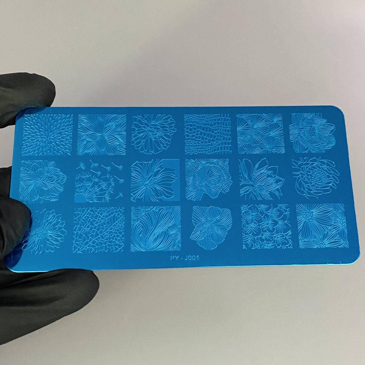 

Пластина для стемпинга прямоугольная PY - J001