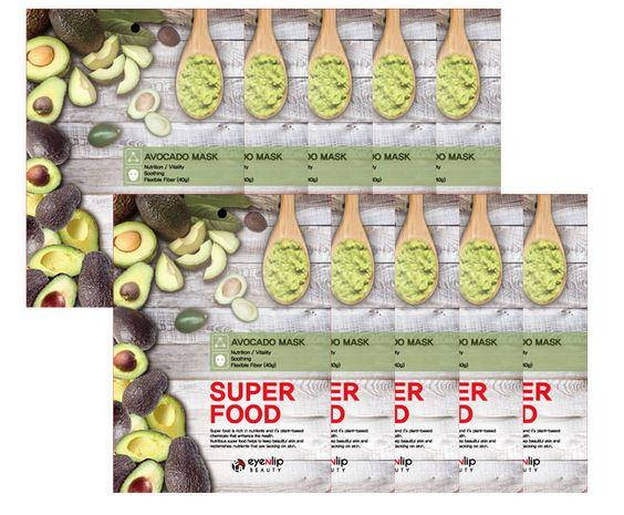 

Увлажняющая тканевая маска EYENLIP Super Food Mask Авокадо